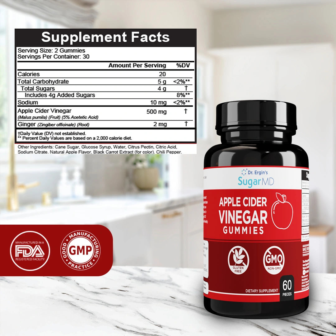 SugarMD Apple Cider Vinegar 60 Gummies