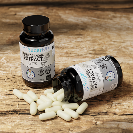 SugarMD Ashwagandha Extract 1000 MG – 60 Capsules