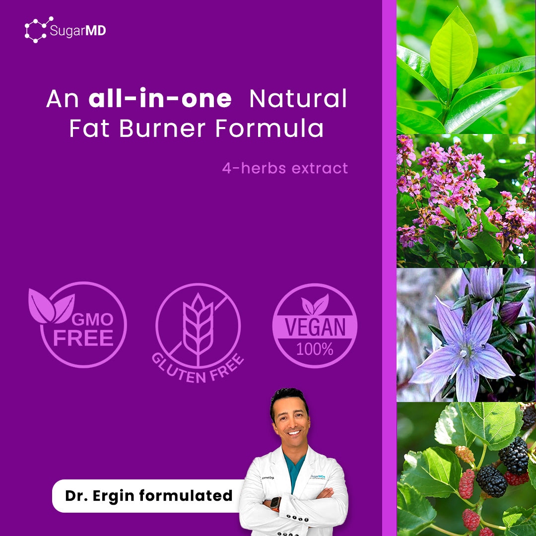 SugarMD Weight Loss Formula Fat Burner NEW FORMULA - 120 Capsules