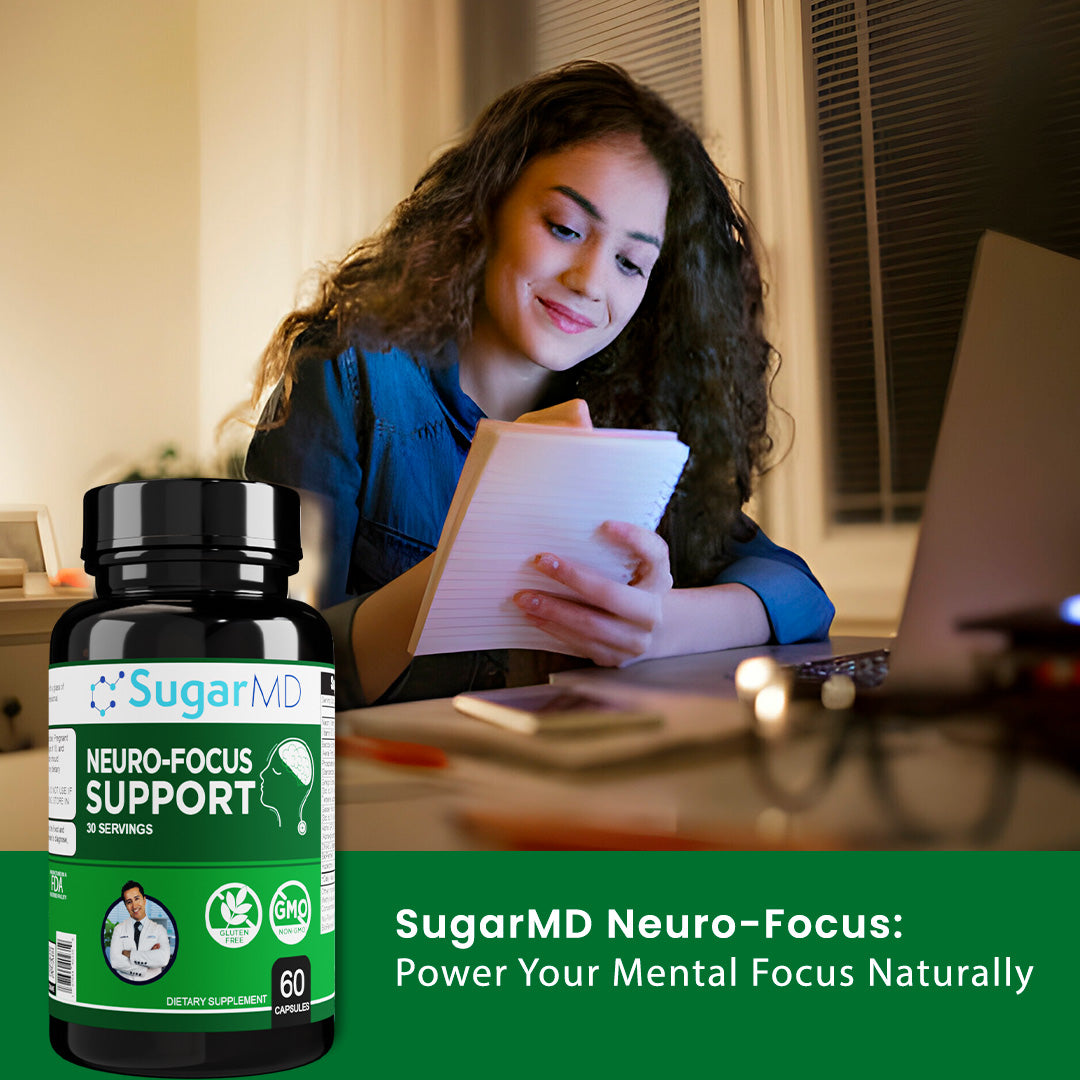 SugarMD Neuro-Focus Support – 60 Capsules
