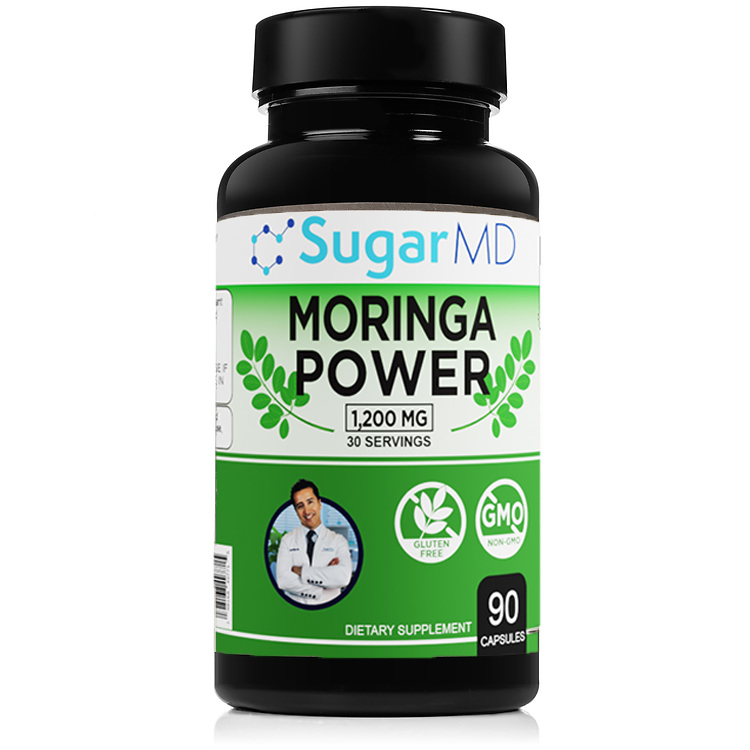 SugarMD Moringa Power 1200 MG - 90 Capsules