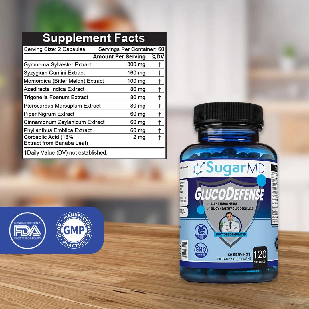 SugarMD GlucoDefense  – 120 Capsules