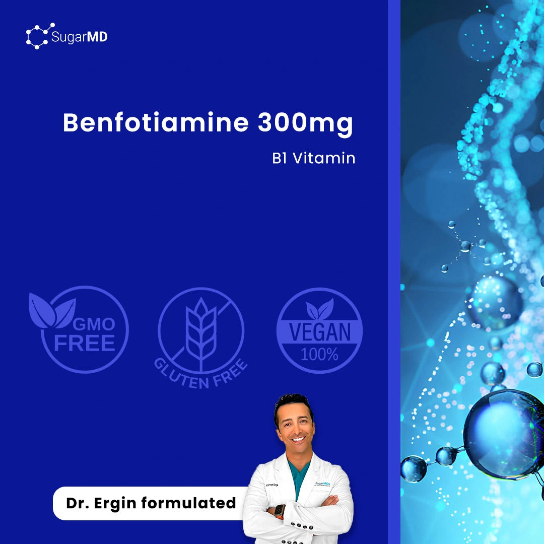 SugarMD Benfotiamine 300 MG – 60 Capsules