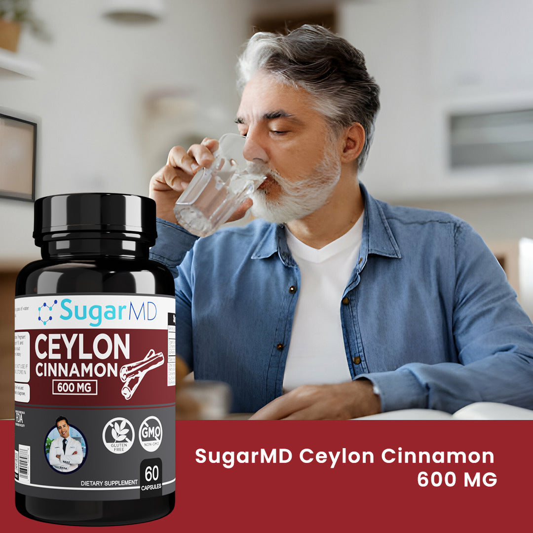 SugarMD Ceylon Cinnamon - 60 Capsules