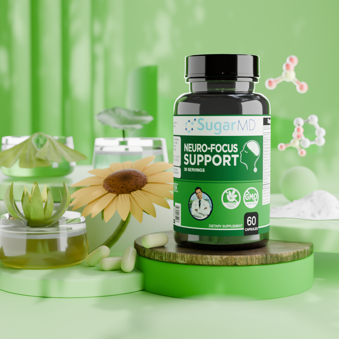 SugarMD Neuro-Focus Support – 60 Capsules