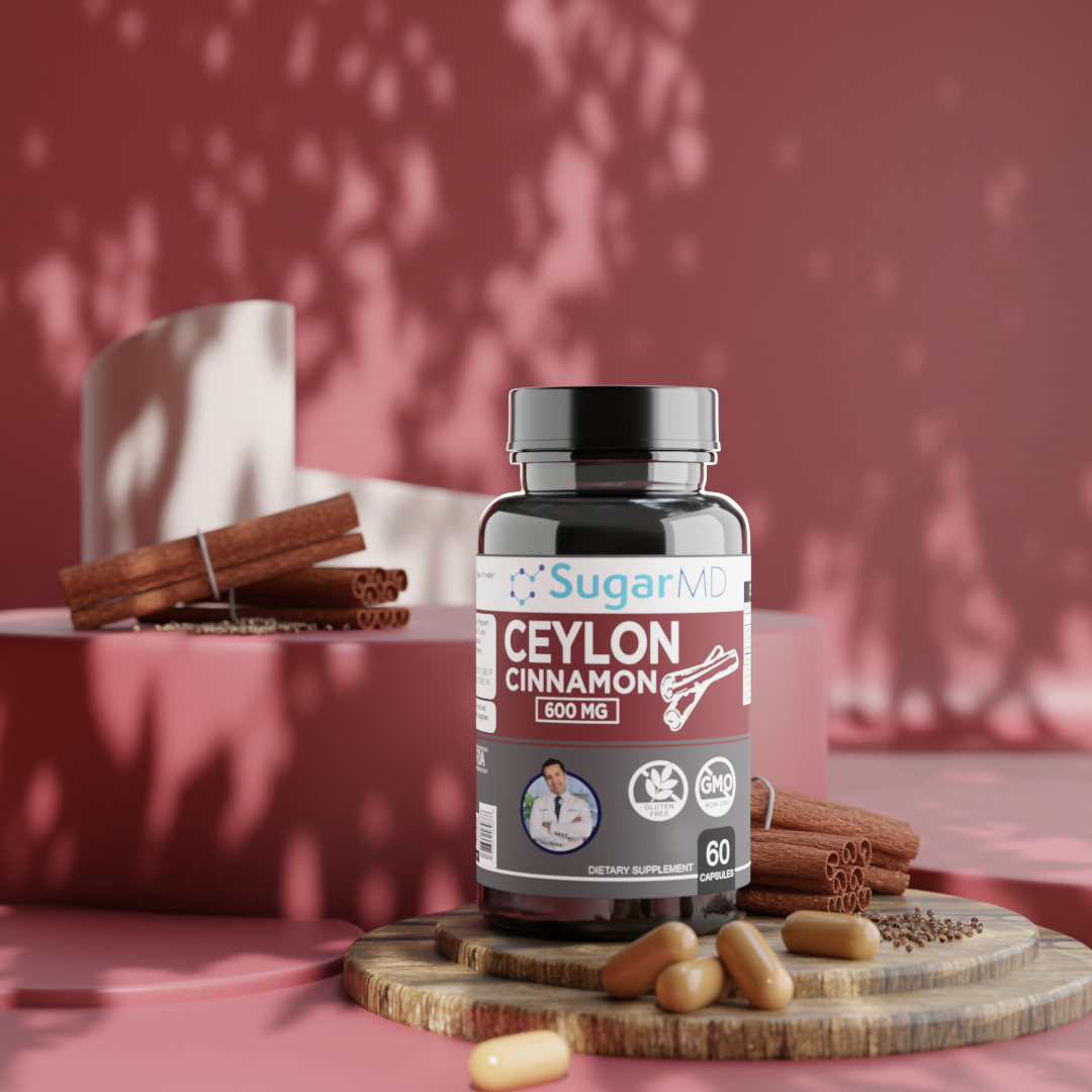 SugarMD Ceylon Cinnamon - 60 Capsules