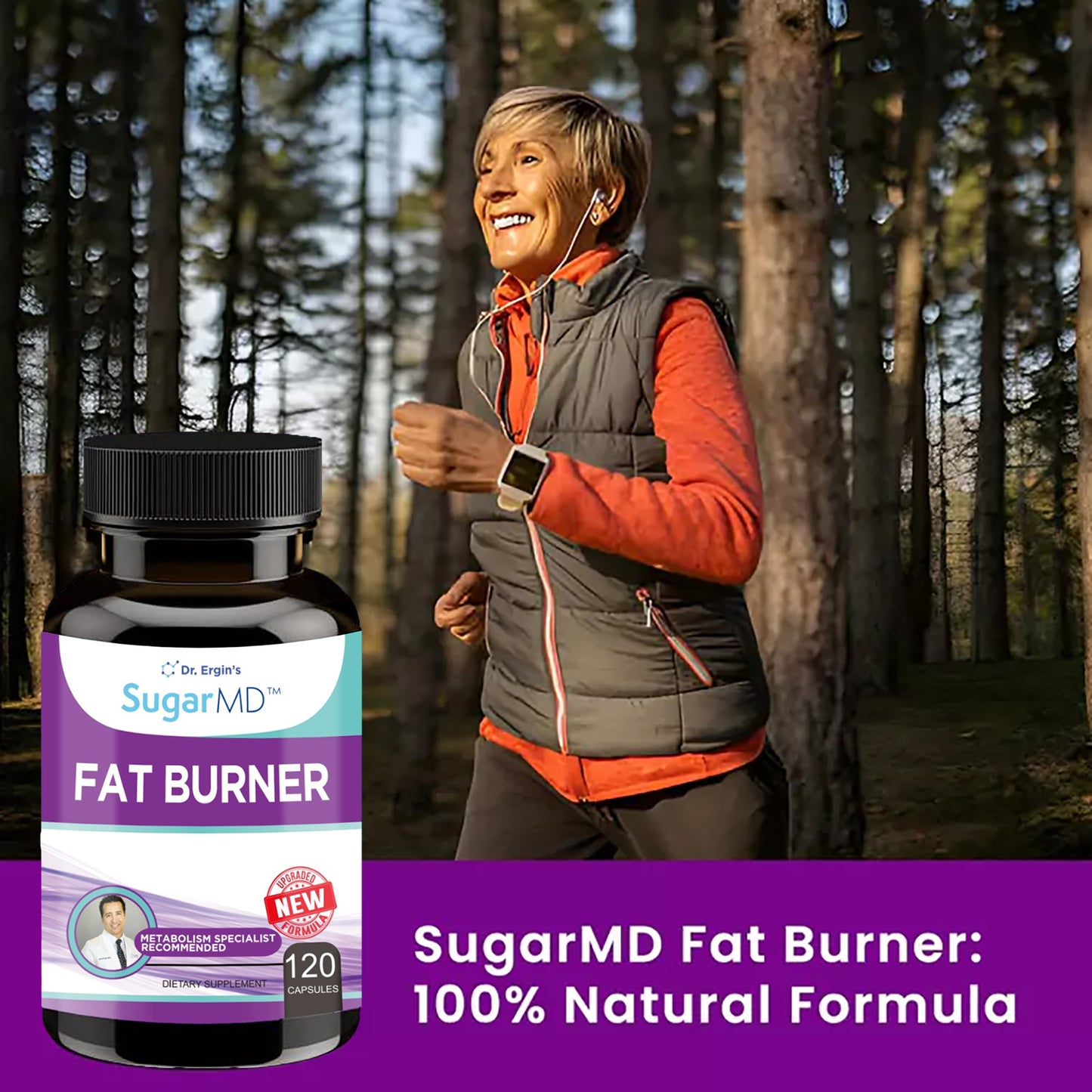 SugarMD Weight Loss Formula Fat Burner NEW FORMULA - 120 Capsules