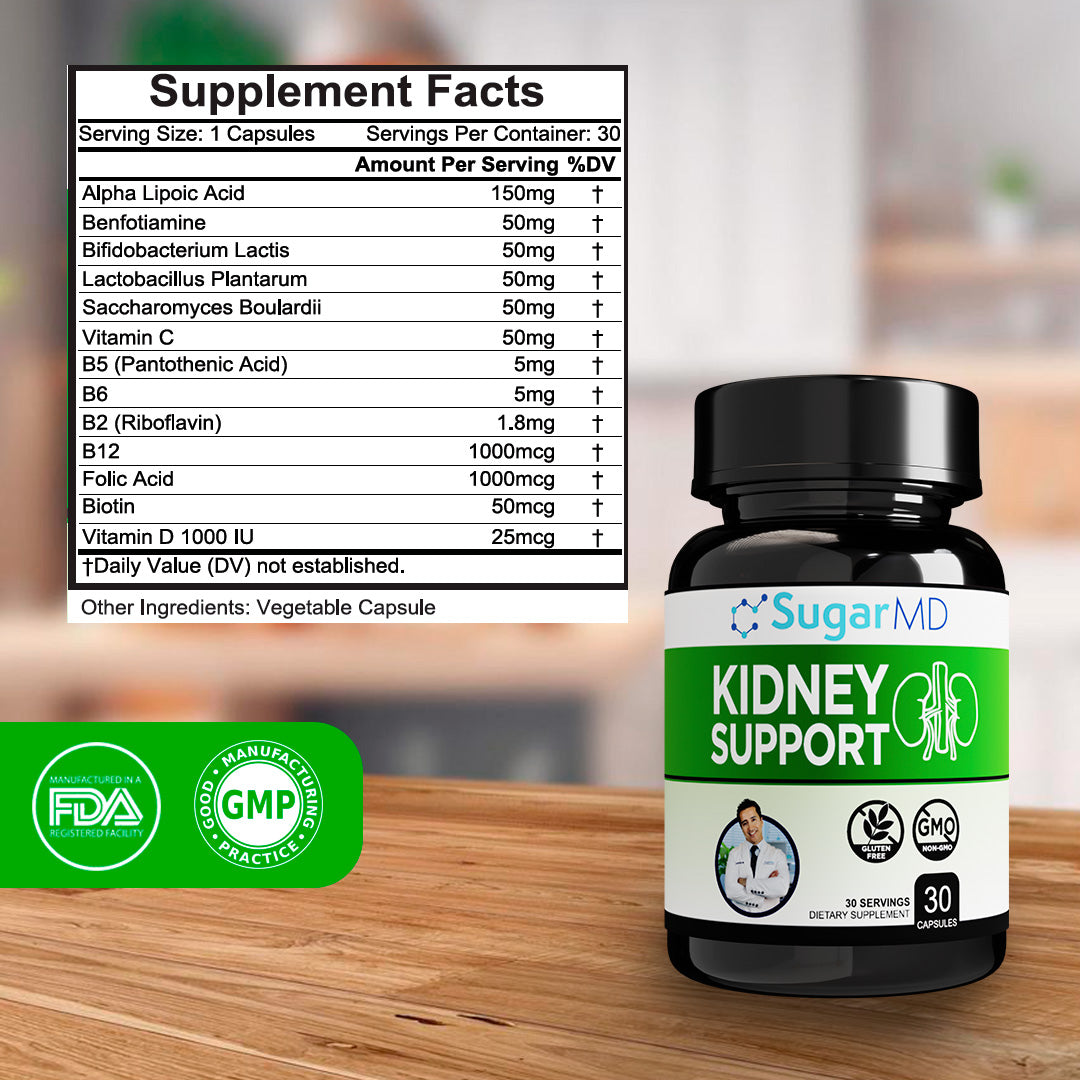 SugarMD Kidney Support - 30 Capsules