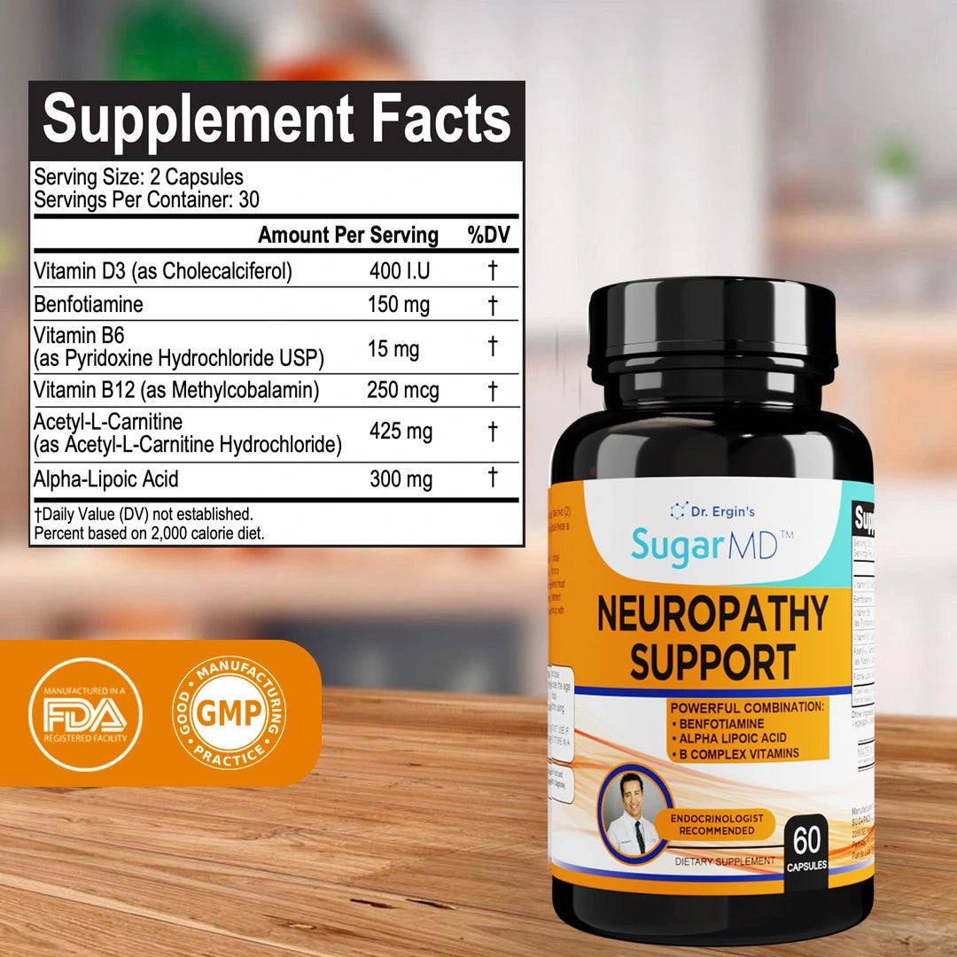 SugarMD Neuropathy Support - 60 Capsules