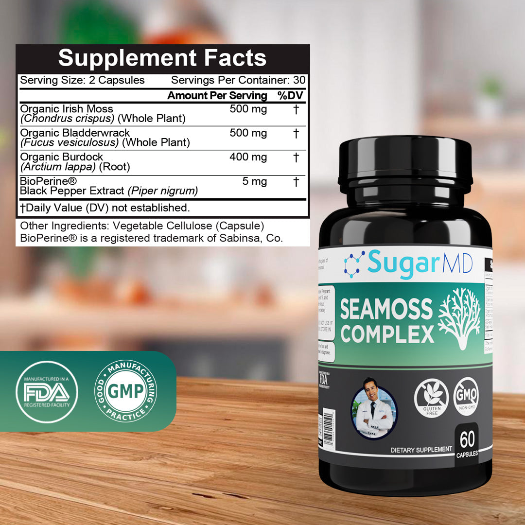 SugarMD Seamoss - 60 Capsules