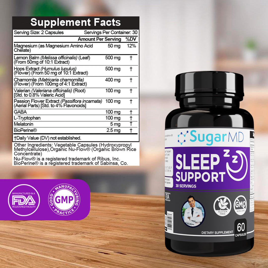 SugarMD Sleep Support 60 Capsules