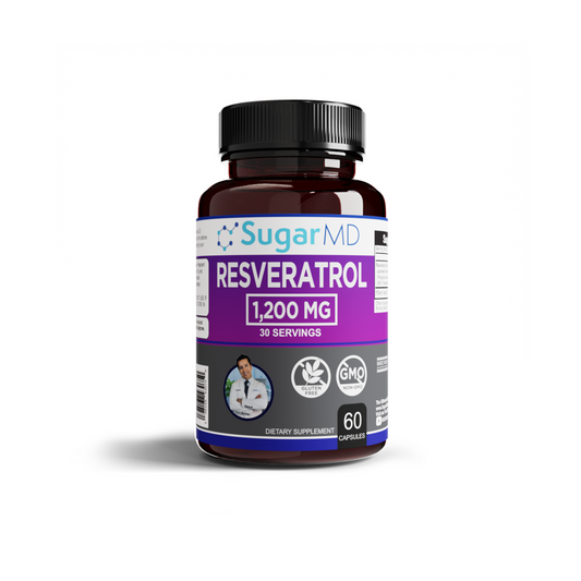 SugarMD Resveratrol 1200MG - 60 Capsules