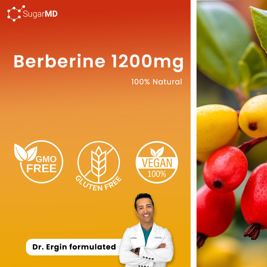 SugarMD Berberine 1200 MG - 60 Capsules