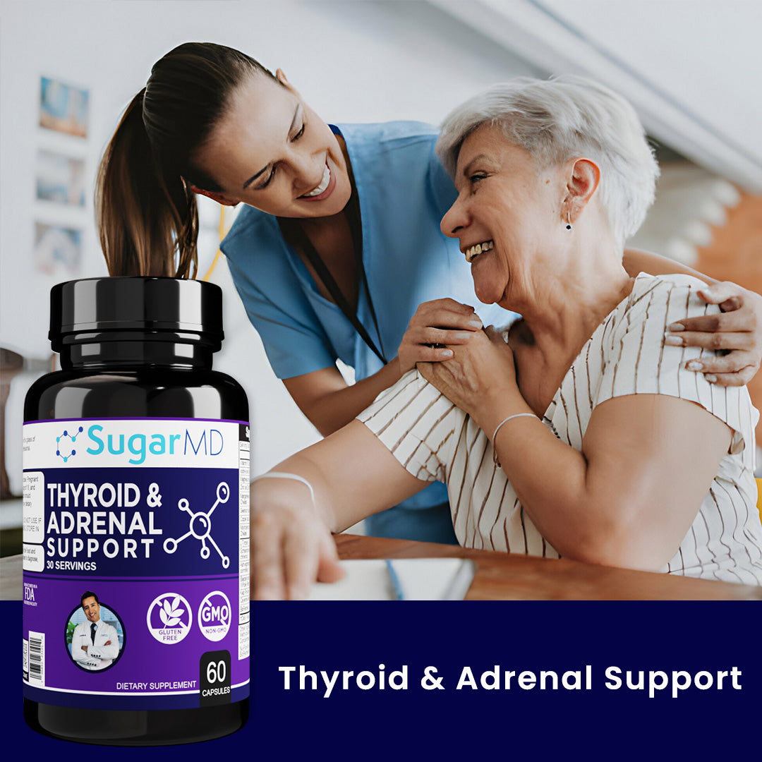 SugarMD Thyroid & Adrenal Support – 60 Capsules